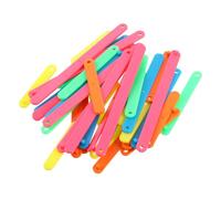 HOMOBABE Polygonal Stitching Bars 30Pcs Math Manipulatives for Kids Montessori Classroom Teaching Tools Geometric Strips Maths Enhance Shape Recognition and Triangle Side Relations