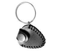 HOMOBABE Portable Guitar Pick Storage Plectrum Holder with Ring Design in Black Sturdy and Waterproof Material Easy to Carry Prevents Picks from Being Broken Or Lost for Guitar Lovers