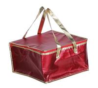 HOMOBABE Portable Insulated Food Bag Capacity Non Woven Grocery Transport Bag Collapsible Thermal Pouch for Cake Takeaway Easy to Store for Picnics Daily Use