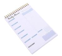 HOMOBABE Portable Planner Notepad White Paper A5 with Fine Workmanship and Nonstick Design Daily Planner Simple and Delicate Appearance for Meal Planning and Task Organising for Office