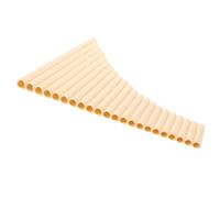 HOMOBABE Portable Wooden Pan Flute 22-Pipe G Key Instrument for Performance and Relaxation Suitable for Beginners and Adults Both Left and Right-Handed