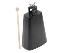 HOMOBABE Practical Cow Bell Percussion Instrument Set with Stick Cowbell for Drum Kits Music Education Tool for Crisp Sound for Early Learning