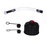 HOMOBABE Racing Gasoline Container Tank Cap with Precision Design and Quick Installation, Pvc Plastic Black Fuel Filler Hose Replacement for Tank and Gas Canister