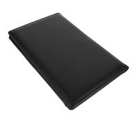 HOMOBABE Restaurant Check Holder Pu Guest Check Card Presenter with Easy Replace Contents and Practical Design for Restaurant and Home Use in Black