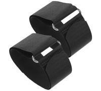 HOMOBABE Rowing Machine Foot Straps Adjustable Elastic Nylon Pedal Straps 1 Pair for Gym Training