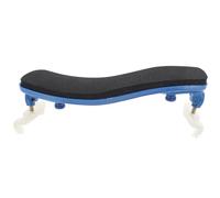 HOMOBABE Rubber Violin Shoulder Pad 1/4-1/8 Blue Violin Support Rest for String Instruments with Protective Shoulder Cushion, Suitable for Beginner and Travel Use