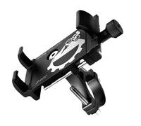 HOMOBABE Shockproof Mobile Phone Carrier for Bike and Motorcycle, Aluminium Alloy Fixed Support with Vertical Or Sideways Holding, Safe Protection, Phone Support for Navigation