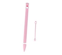 HOMOBABE Silica Gel Cover for 1st-gen Stylus with Pig Nose Pattern, Protective Pencil Case for Girls Suitable for School and Office Use, Pink