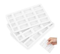 HOMOBABE Silicone Mini Brick Mold 3Pcs for DIY Sand Table Scenery Building and Miniature Landscape Crafting Random Color