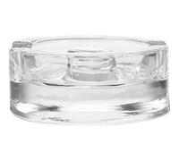 HOMOBABE Small Transparent Glass Weights for Fermenting Wide Mouth Mason Jars with Flat Bottom for Sauerkraut Pickles Kimchi and Brine Submersion Dishwasher Safe Fermentation Accessories