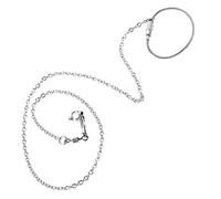 HOMOBABE Stainless Steel Bird Harness Leash Adjustable Parrot Foot Chain Traction Rope for Bird Training and Accessory and Parrots