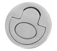 HOMOBABE Stainless Steel Flush Ring Hatch Lift Handle Heavy Duty Recessed Pull for Boat Hatch Cabinet Door Hardware Furniture Pull with Sleek Textured Grip for Easy Installation