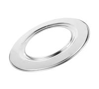 HOMOBABE Stainless Steel Steamer Ring 32cm Water Separation Design Flexible Use Vegetable Steamer Cooking Rack Shelf Tray for Home Kitchens and Meats