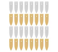 HOMOBABE Stem Science Copper Zinc Electrode Strips for DIY Fruit Battery Project Zinc and Copper Plates for Classroom Electricity Experiments and Interactive Chemistry Learning Tools