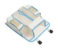 HOMOBABE Stroller Hanging Bag Diaper Organizer Large Capacity Bedside Storage Bag Portable Lightweight Crib Accessory for Busy Parents Quick Installation Stylish Design for Travel Nursery
