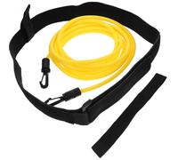HOMOBABE Swimming Resistance Training Belt Tether with Tpe Material for Adults Yellow Swim Training Equipment for Breaststroke and Free Style Swim Non Stop