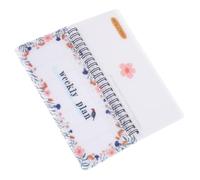 HOMOBABE Tearable Weekly Academic Planner Notebook for Students and Household Use Portable Coil Bound Organizer with Smooth Writing Surface Minimalist Design Suitable for Office School and