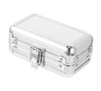 HOMOBABE Telescope Filter Box Aluminum Case Small Lens Filter Holder Foam Pad Protective Storage for Astronomers and Photographers