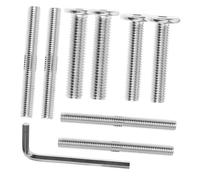 HOMOBABE Threaded Bolt Double End Screws for Cat Scratching Post Assembly Steel Material with Hex Wrench for Sturdy Fixing