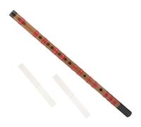 HOMOBABE Traditional Chinese Bamboo Flute D Key with Replaceable Flute Film Learn Musical Instrument for Beginners and Students Versatile Bamboo Woodwind for Classical and Folk Music