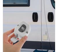 HOMOBABE Trailer Door Holder Safety Hook for Rv and Enclosed Trailer, White Replaceable Entry Catch Latch for Refrigerator and Freezer Trucks, Secure Passenger Door Lock Accessory