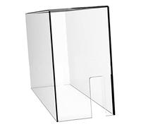 HOMOBABE Transparent Acrylic Game Case Box Dustproof Protective Cover for Oled Game Machine Display Box Stable Base Side Openings for Wires Storage and Showcasing Collectibles