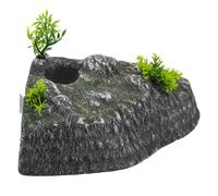 HOMOBABE Turtle Sunbathing Platform Tortoise Resting Platform Rock Aquarium Decor for Reptiles Relaxing in Turtle Habitat