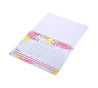 HOMOBABE Undated Habit Tracker Planner with Binding Reusable and Safe Material Wall Hangable Goal Tracker for Students Mothers Teachers and Daily Productivity Tracking