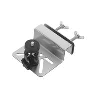 HOMOBABE Universal Gutter Bracket for Security Cameras and Flood Lights, Stainless Steel and Plastic Outdoor Mount with Enhanced Safety Assurance under Roof Gutter Installation