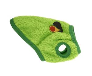 HOMOBABE Warm Flannel Pet Rabbit Clothes for Small Pets, Breathable and Comfortable Winter Costume for Guinea Pigs and Other Small Animals, Bright Green Fashion Style for Outdoor Use