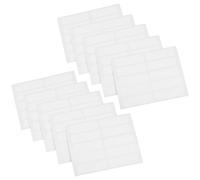 HOMOBABE Washable Fabric Name Tags and Permanent Laundry Marker 100 Pcs for Clothes with Iron-Free Application Writable Clothing Labels White Fabric Tags for Nursing Home and School