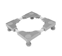 HOMOBABE Washing Machine Rack Base Adjustable Pedestal Height Adjustable Stand for Laundry Machine Stand Stainless Steel Material and Mobile Function for Home Use