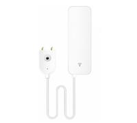 HOMOBABE Water Leak Alarm Flood Sensor Smart Water Alarm Abs White Wireless 2.4g 1m Sensor Cable for Bathrooms, PC Rooms, 4.4/ios 8.0+