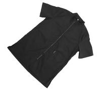 HOMOBABE Waterproof PET Grooming Apron Anti-Static Size L Professional PET Cosmetologist Uniform for Salon and Home Use (Black)