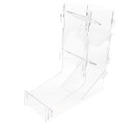 HOMOBABE Wear Resistant Acrylic Dice Tower Machine Transparent Dice Rolling Tower for Board Role Playing Games Tabletop Accessory Fair Random Results for Large Parties