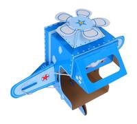 HOMOBABE Wearable Cardboard Airplane DIY Aircraft Craft Kit for Interactive Costume Boosting Creativity and Imagination Playtime Activities