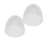 HOMOBABE Wide Neck Feeding Bottle Caps and Plastic Lids Replacement Set for Milk Bottles Universal Dustproof Accessories 2pcs Set for Supplies