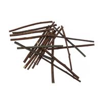 HOMOBABE Wood Log Sticks with 0.3-0.5cm Diameter for Crafts and Photo Props 20pcs 10cm Fine Cutting on Both Sides, Suitable for Christmas Decorations and Weddings
