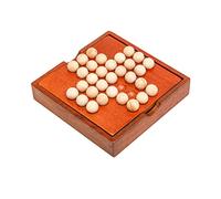 HOMOBABE Wooden Board Game Toy Chess Beads Toy Boys and Girls Chess Storage Box for Boys and Girls Games and Educational Learning