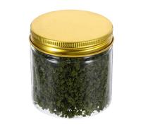 HOMOCONO 1 Bottle Coarse Particle Static Grass Powder 185ml for Train Diorama Model Scenery Dressing, DIY Friendly Plastic Material, Versatile Use for Model Enthusiasts and Train Hobbyists