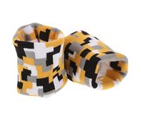 HOMOCONO 1 Pair Adjustable Sports Wristbands Sweat Absorbing Wrist Braces Good Elasticity Polyester Elastic Fiber for Fitness Yoga Workout Wrist Wraps