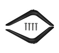 HOMOCONO 1 Pair Universal Tv Stand Legs for Tabletop with Double Hole Plastic Feet, Stable Support and Sleek Modern Design, for Home and Office Use
