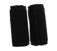 HOMOCONO 1 Pair Walking Aid Handle Gloves Walking Stick Handles Handle Grip Crutch Hand Grip Walker Hand Cushion Walker Hand Grips Padded Grip Covers Walker Grips Polyester Black
