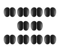 HOMOCONO 10 Pairs Silicone Nose Pads for Eyeglasses and Frames, Comfortable Anti-Slip Replacement Nose Pieces for Decorative Glasses and Sunglasses