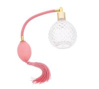 HOMOCONO 100ml Empty Perfume Bottle with Pineapple-looking Shape, Vintage Elegant Refillable Spray Bottle Made of Synthetic Material, No Leakage and Use, for Bathroom and Living Room