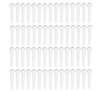 HOMOCONO 100pcs Ballad Guitar Bridge Pins Acoustic Guitar Pegs White Plastic String Pegs with Removal Tool Sturdy Extraction Accessories