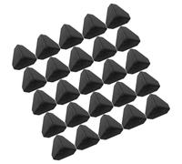 HOMOCONO 100pcs Black Plastic Corner Edge Protectors with Easy Installation and Simple Operation for Carton Box and Furniture Protection