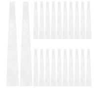 HOMOCONO 100pcs Clear Tie Covers Plastic Sleeves for Necktie Retail Packaging Dustproof Transparent Bags for Organized Storage and Display