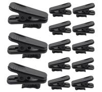 HOMOCONO 100pcs Headphone Cable Clips Durable Plastic Earphone Wire Holders for Tidy Management Prevent Loss Compatible with Various Models Sturdy Headset Accessories