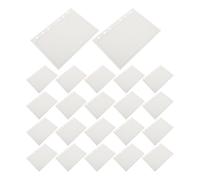 HOMOCONO 100pcs Loose Leaf Paper Inserts with Inkproof Performance for 6-Ring Binder Grid and Lined Notebook Refill Paper for School and Project Planning Organization